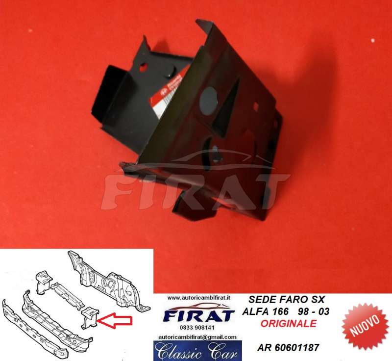 SEDE FARO ALFA 166 98-03 SINISTRA (60601187)